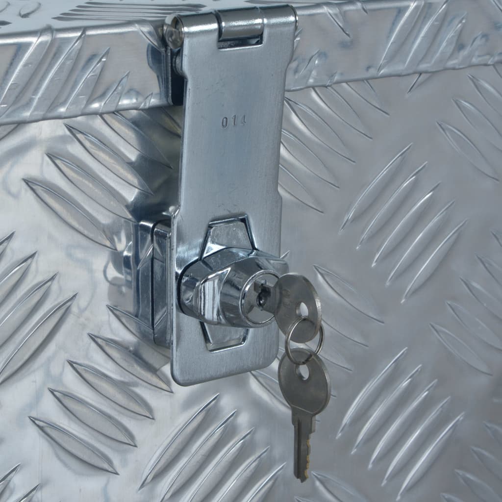 Scatola in Alluminio 610x430x455 mm Argento | homemem39
