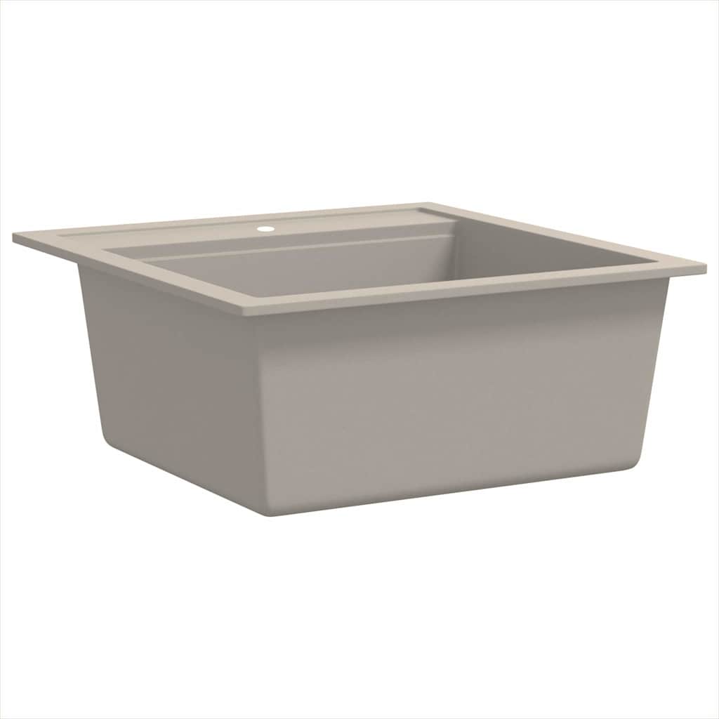 Lavello da Cucina in Granito Vasca Singola Beige - homemem39