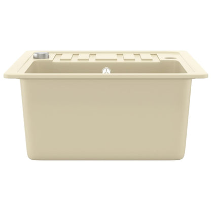 Lavello da Cucina in Granito Vasca Singola Beige | homemem39