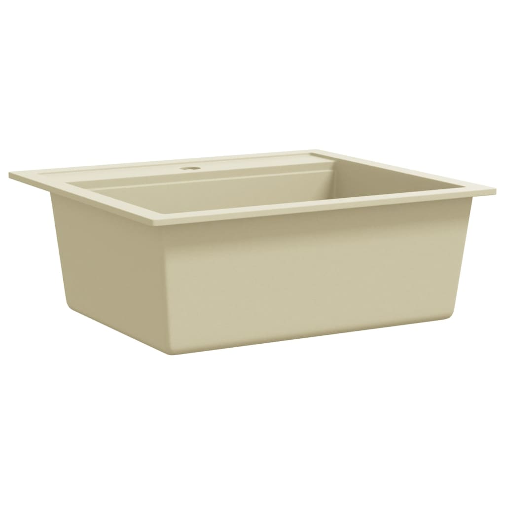 Lavello da Cucina in Granito Vasca Singola Beige - homemem39