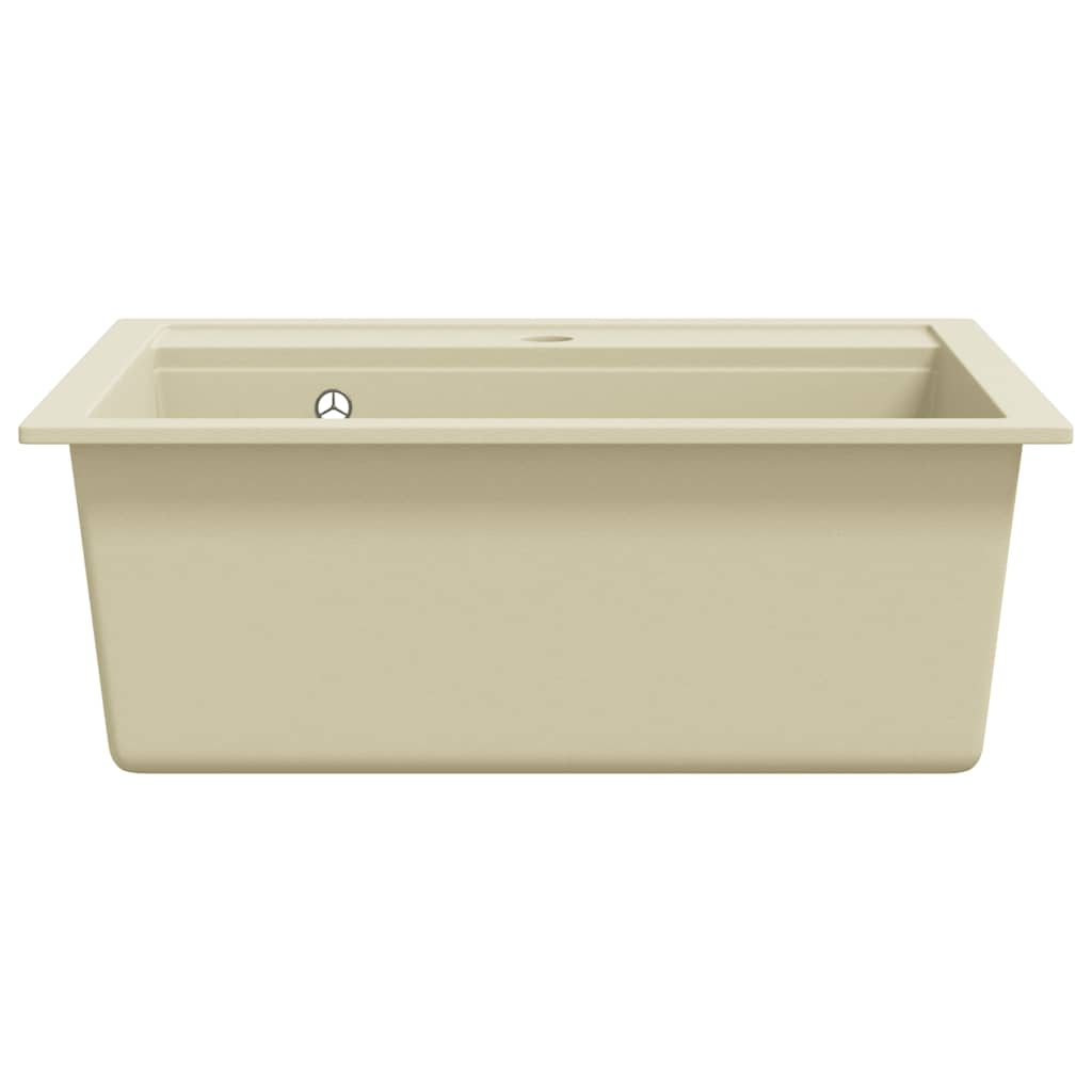 Lavello da Cucina in Granito Vasca Singola Beige | homemem39