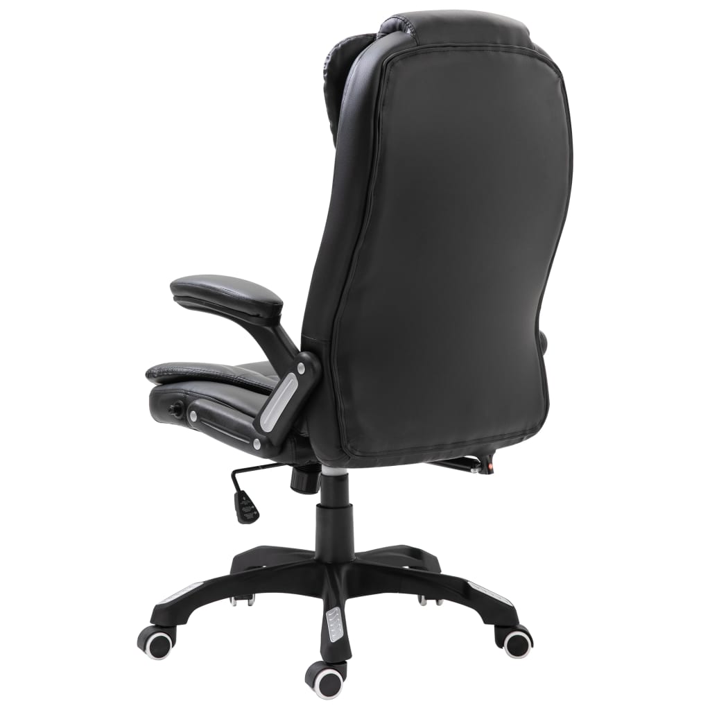 Sedia da Ufficio Nera in Similpelle - homemem39