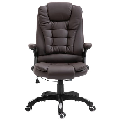 Sedia da Ufficio Marrone in Vera Pelle - homemem39
