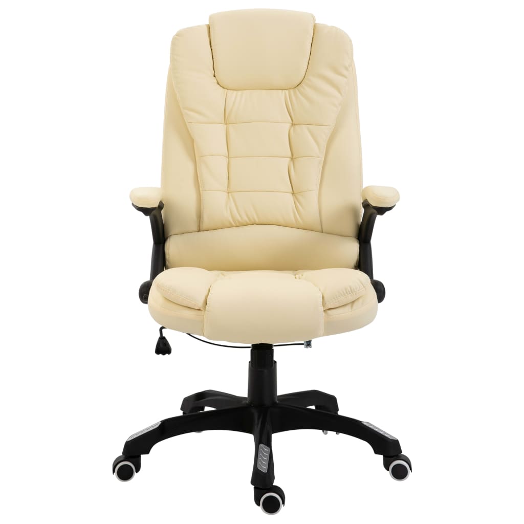 Sedia da Ufficio Crema in Similpelle - homemem39