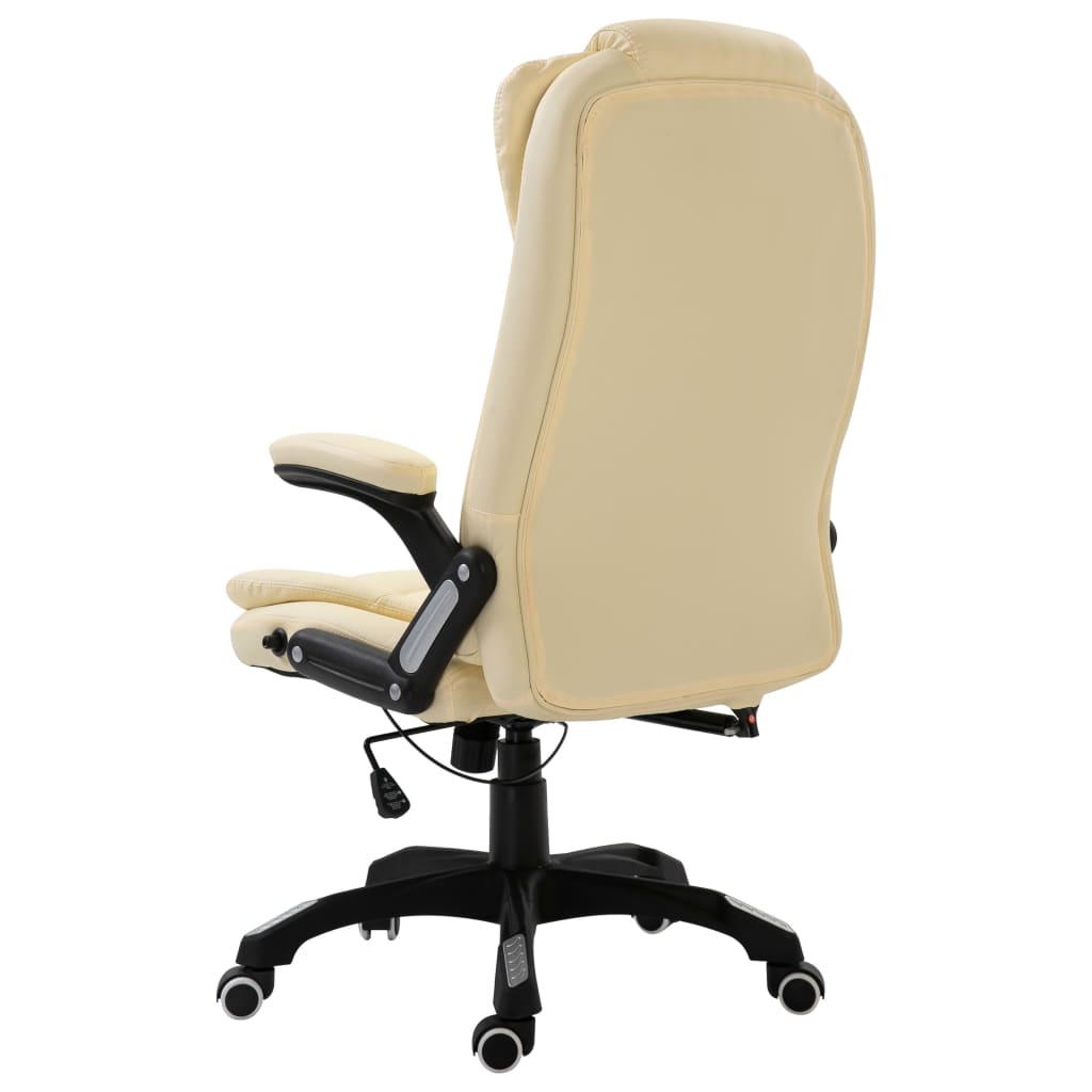 Sedia da Ufficio Crema in Similpelle - homemem39