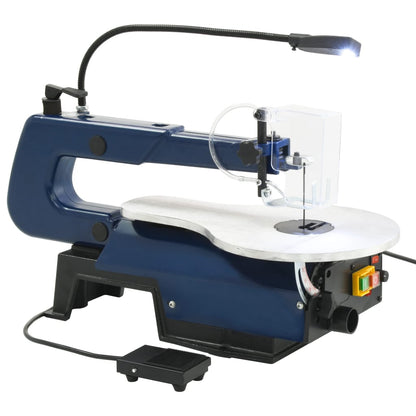 Sega Elettrica a Scorrimento con Pedale e Luce a LED 125 W | homemem39