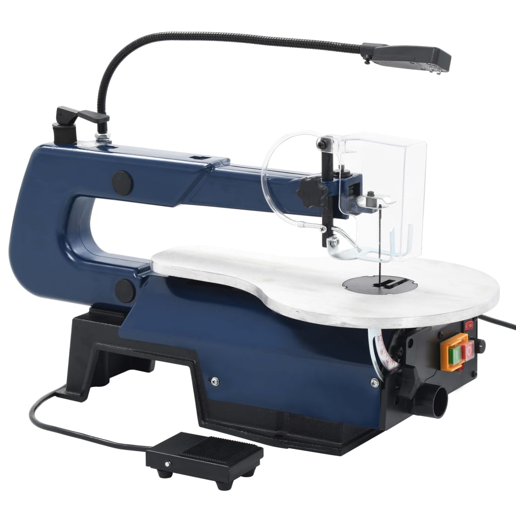 Sega Elettrica a Scorrimento con Pedale e Luce a LED 125 W | homemem39