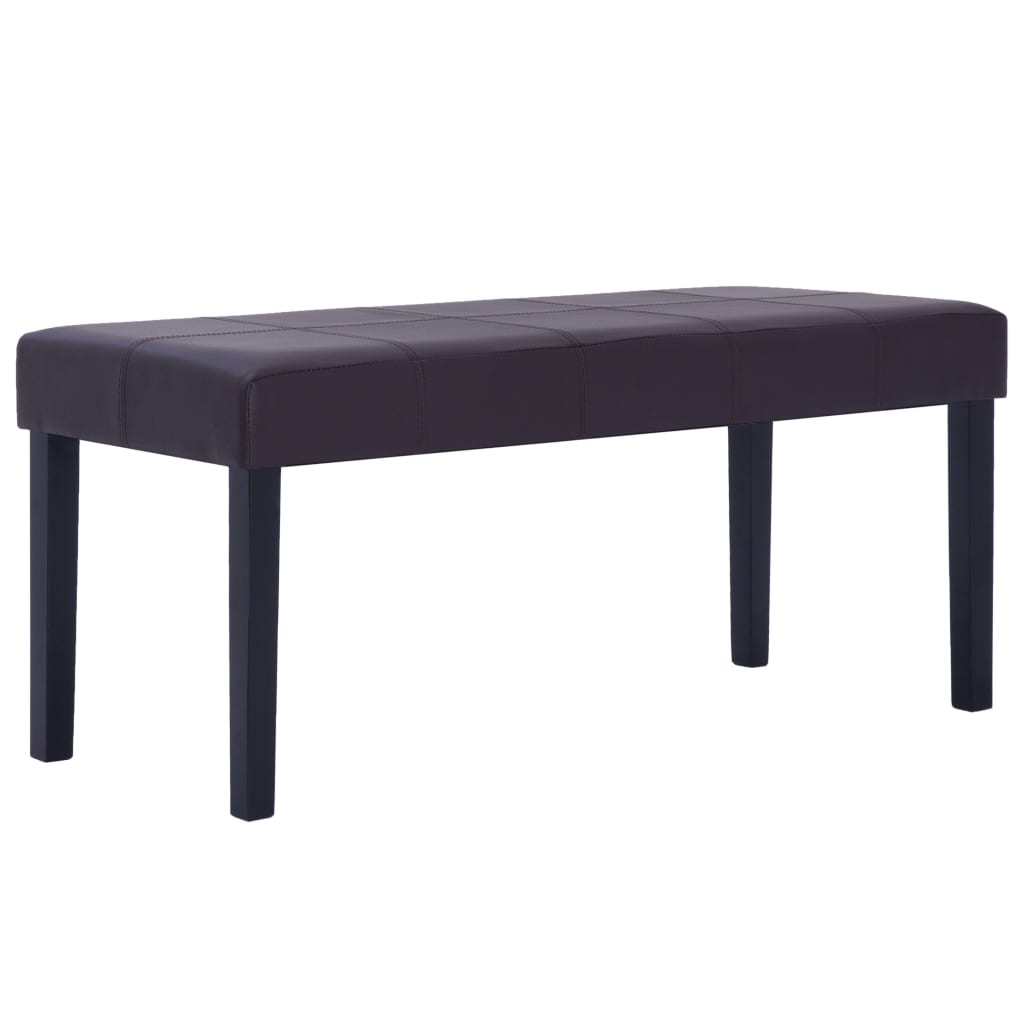 Panca 106 cm Marrone in Similpelle | homemem39