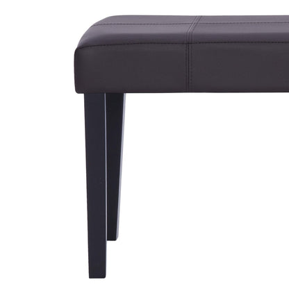Panca 106 cm Marrone in Similpelle | homemem39