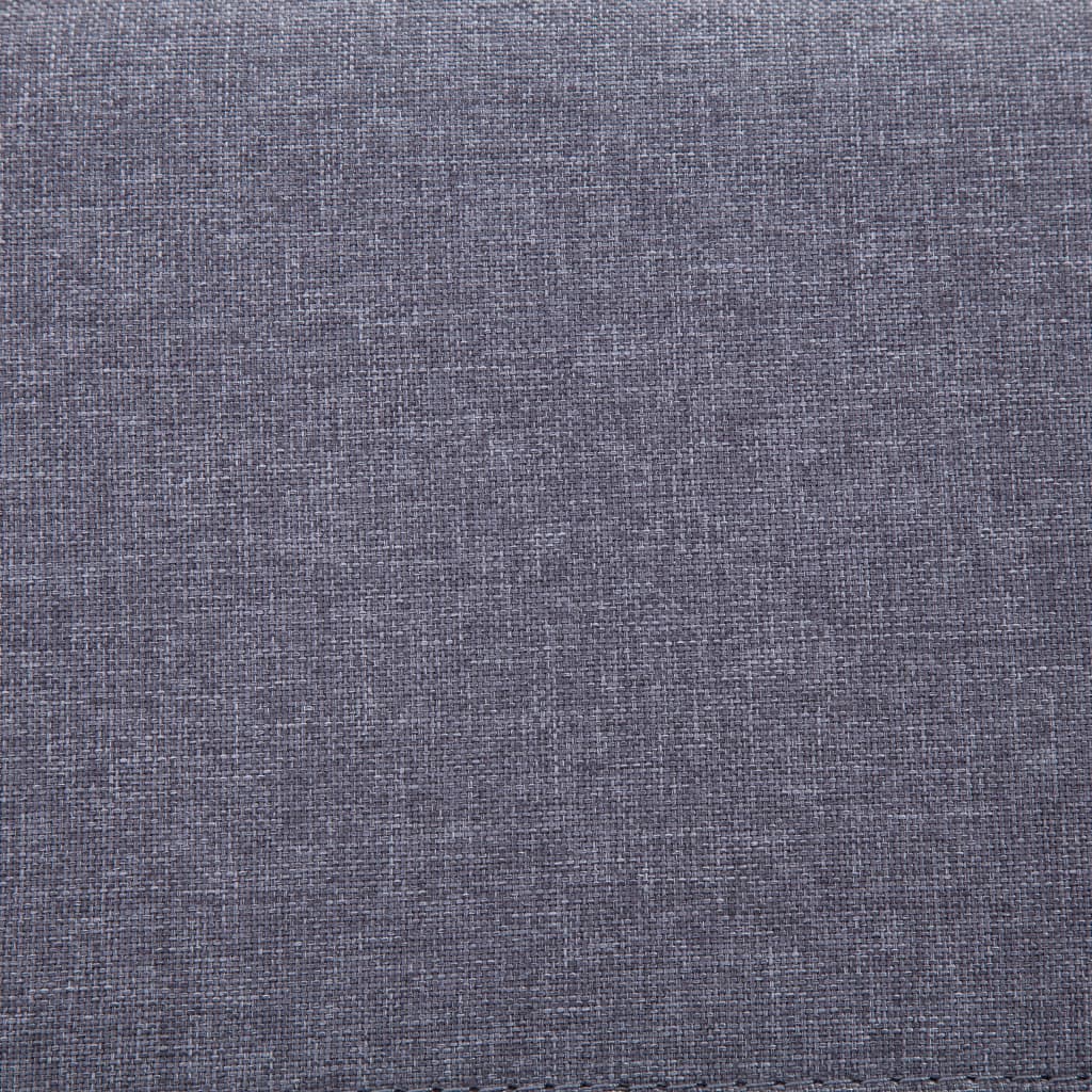 Panca con Vano Portaoggetti 116 cm Grigio Chiaro in Poliestere | homemem39