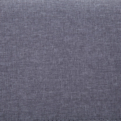 Panca con Vano Portaoggetti 116 cm Grigio Chiaro in Poliestere | homemem39