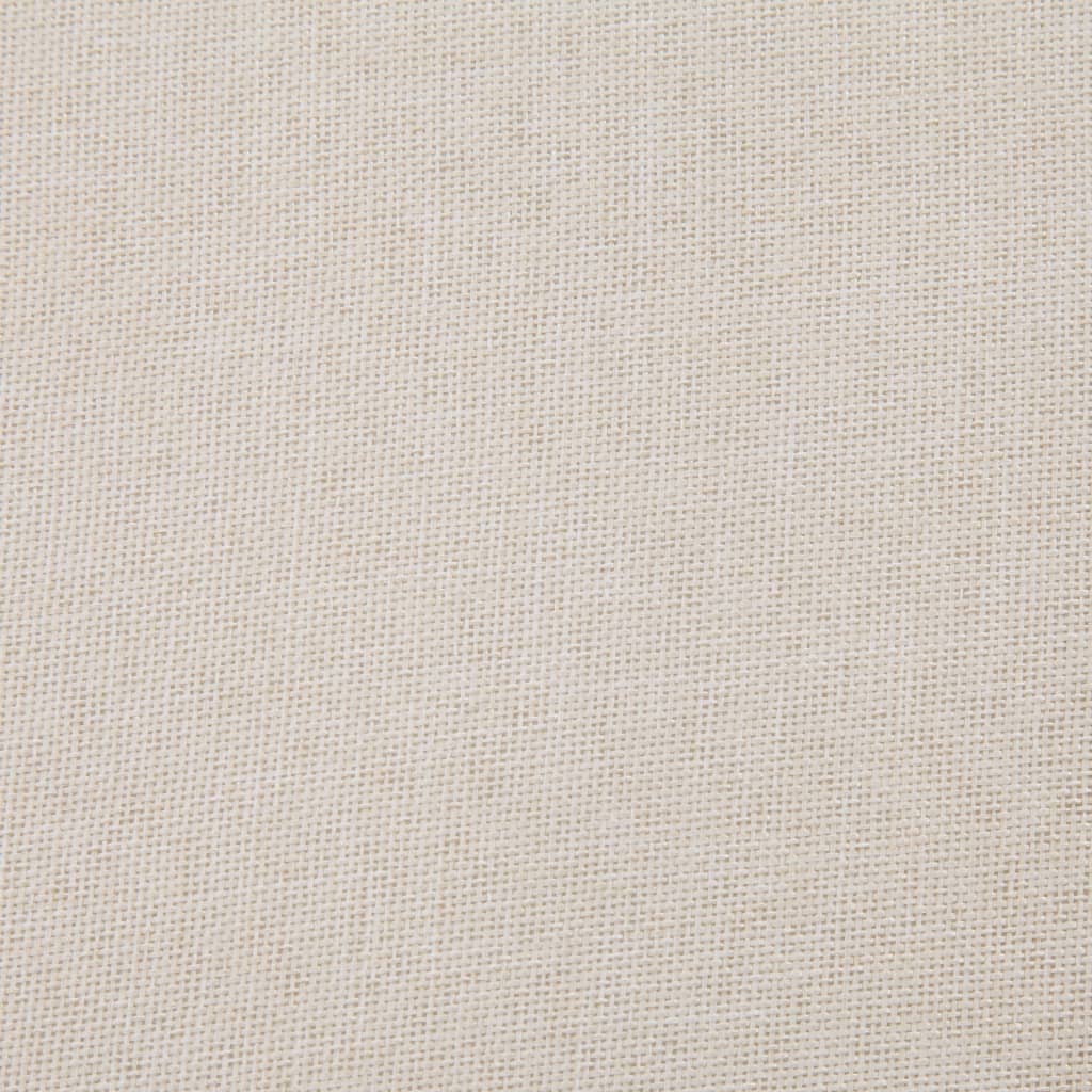 Panca con Vano Portaoggetti 116 cm Crema in Poliestere | homemem39
