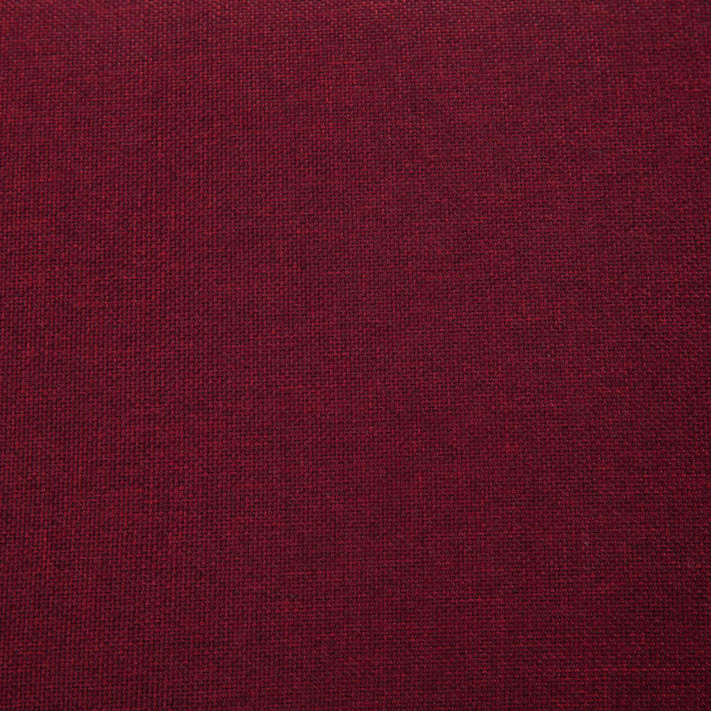 Panca con Vano Portaoggetti 116 cm Rosso Vino in Poliestere | homemem39