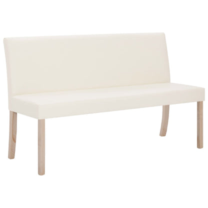 Panca 139,5 cm Crema in Similpelle | homemem39