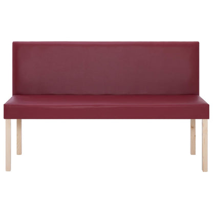 Panca 139,5 cm Rosso Vino in Similpelle | homemem39