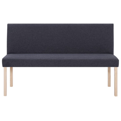 Panca 139,5 cm Grigio Scuro in Poliestere | homemem39