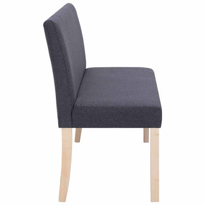 Panca 139,5 cm Grigio Scuro in Poliestere