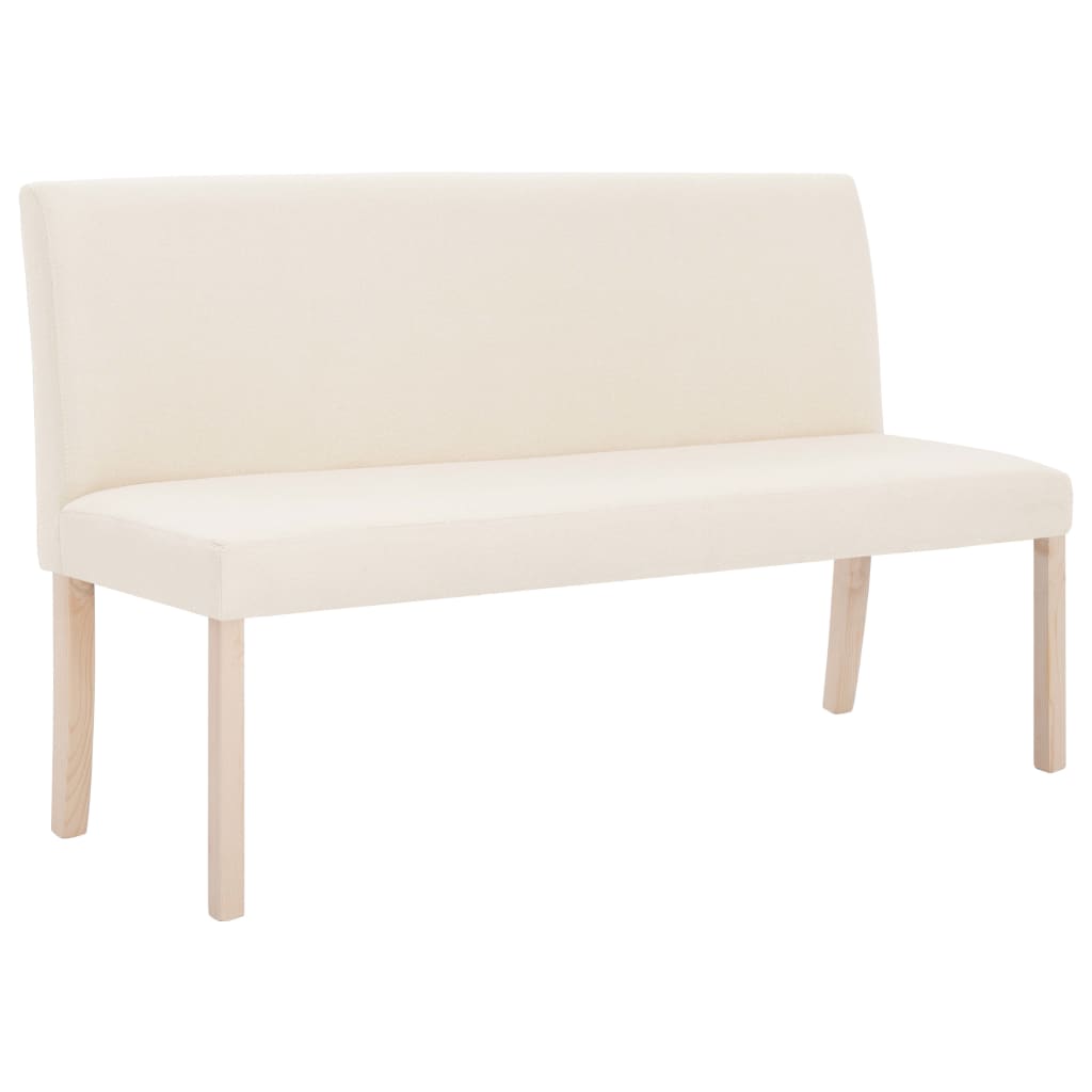 Panca 139,5 cm Crema in Poliestere | homemem39