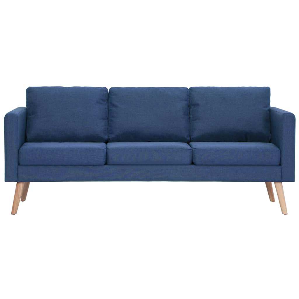 Divano a 3 Posti in Tessuto Blu | homemem39