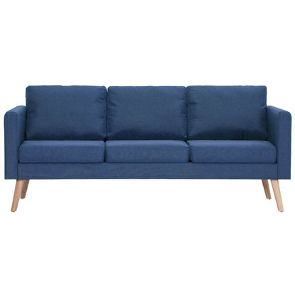 Divano a 3 Posti in Tessuto Blu | homemem39