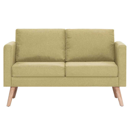 Divano a 2 Posti in Tessuto Verde