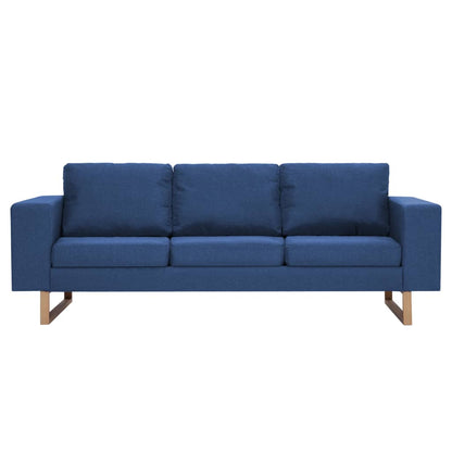 Divano a 3 Posti in Tessuto Blu | homemem39