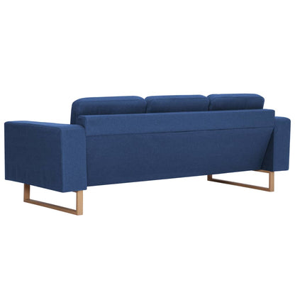 Divano a 3 Posti in Tessuto Blu | homemem39