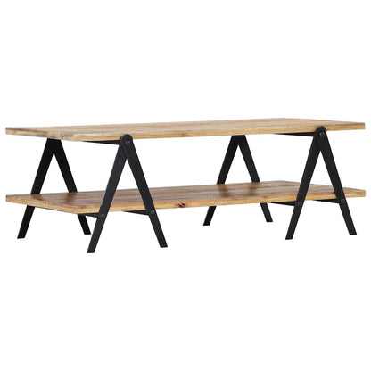 Tavolino da Salotto Legno Massello di Mango