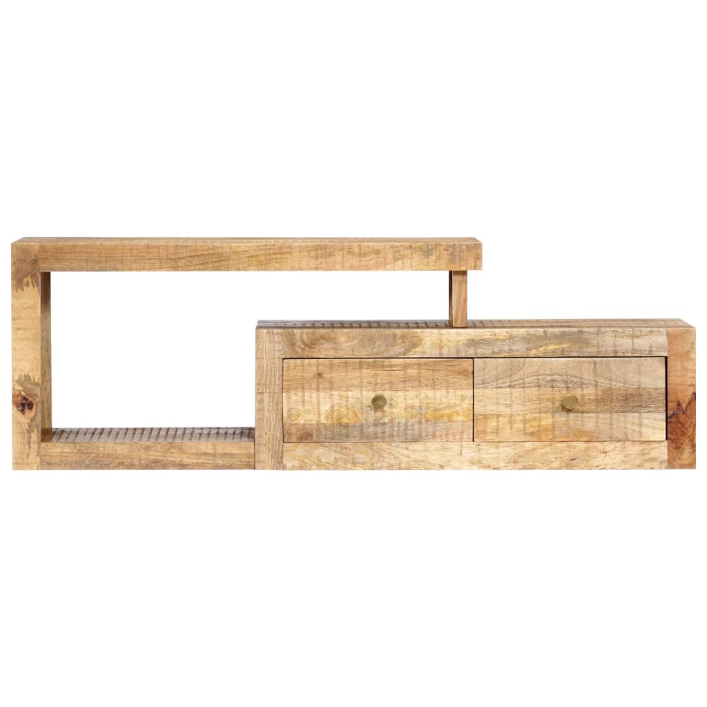 Mobile Porta TV 120x30x40 cm in Legno Massello di Mango