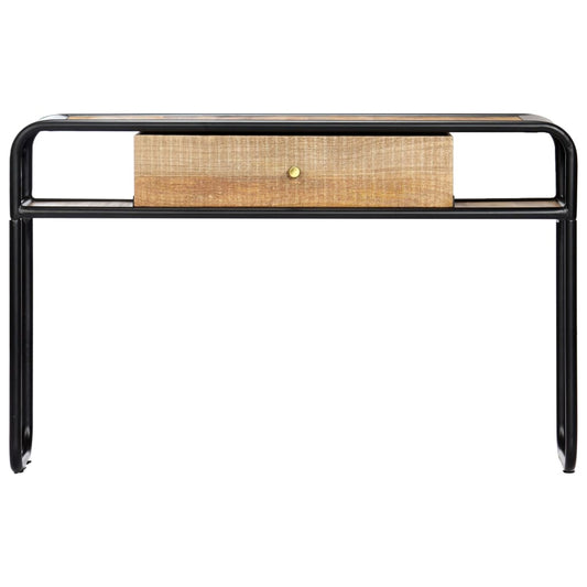 Tavolo Consolle 118x30x75 cm in Legno Massello di Mango | homemem39