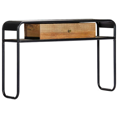 Tavolo Consolle 118x30x75 cm in Legno Massello di Mango