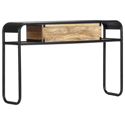 Tavolo Consolle 118x30x75 cm in Legno Massello di Recupero