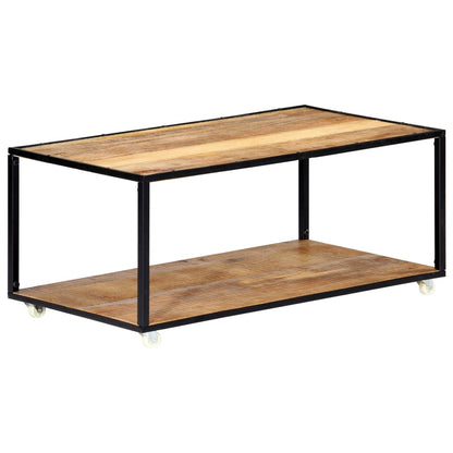 Tavolino da Salotto 90x50x40 cm in Legno Massello di Recupero | homemem39