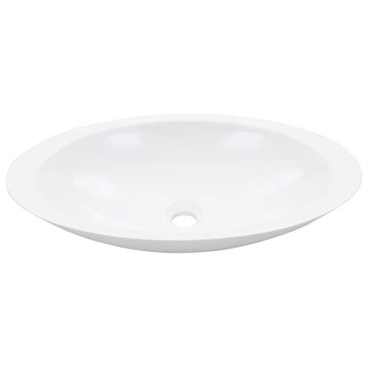 Lavandino 59,3x35,1x10,7 cm Blocco in Marmo/Minerale Bianco - homemem39