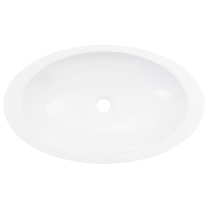 Lavandino 59,3x35,1x10,7 cm Blocco in Marmo/Minerale Bianco - homemem39