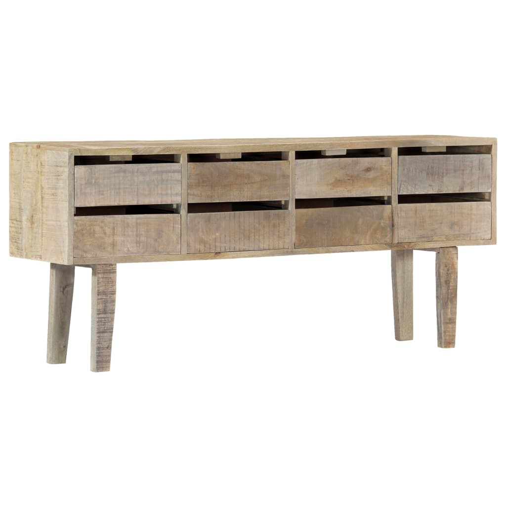 Credenza 140x30x60 cm in Legno Massello di Mango - homemem39