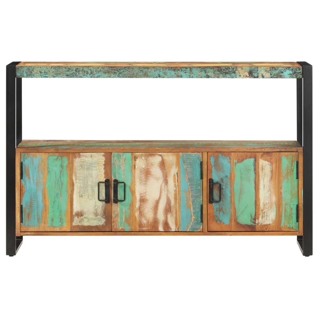 Credenza 120x30x75 cm in Legno Massello di Recupero - homemem39