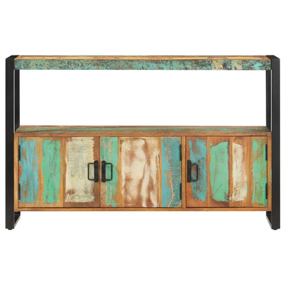 Credenza 120x30x75 cm in Legno Massello di Recupero - homemem39