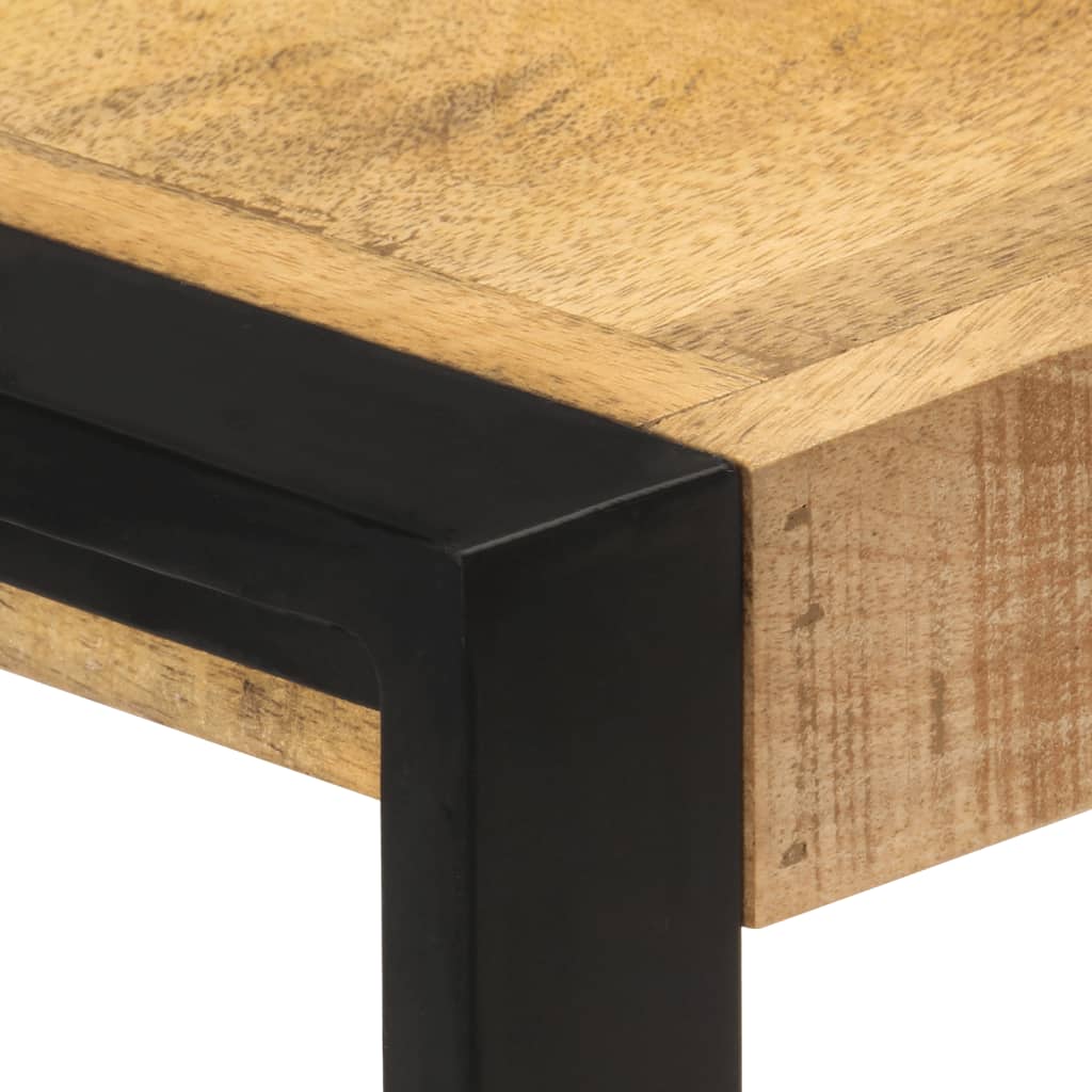 Armadietto 120x30x75 cm in Legno Massello di Mango - homemem39