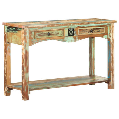 Tavolo Consolle 120x40x75 cm in Legno Massello di Recupero | homemem39