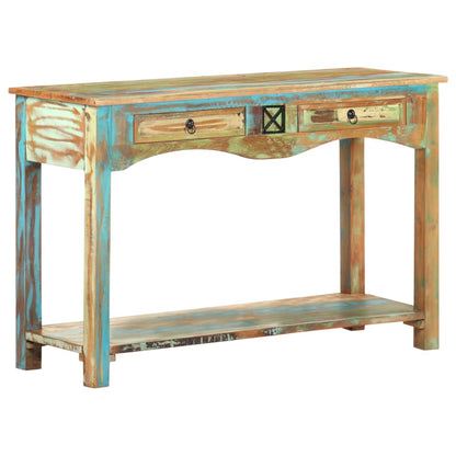 Tavolo Consolle 120x40x75 cm in Legno Massello di Recupero | homemem39