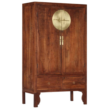 Guardaroba 100x50x175 cm in Legno Massello d'Acacia - homemem39