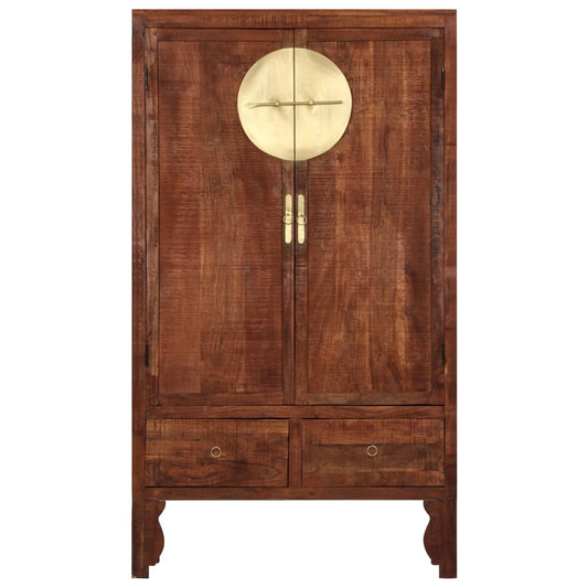 Guardaroba 100x50x175 cm in Legno Massello d'Acacia - homemem39