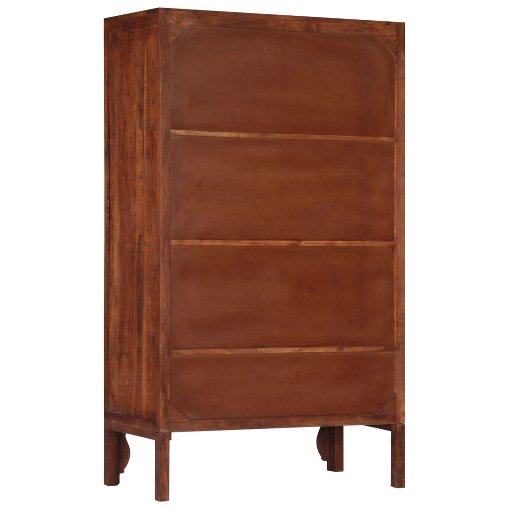 Guardaroba 100x50x175 cm in Legno Massello d'Acacia - homemem39