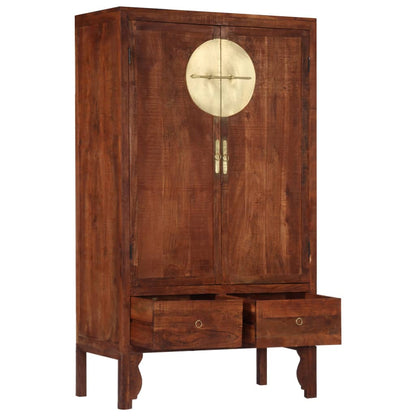 Guardaroba 100x50x175 cm in Legno Massello d'Acacia - homemem39