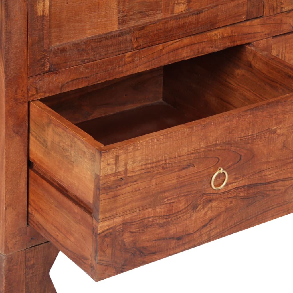 Guardaroba 100x50x175 cm in Legno Massello d'Acacia - homemem39