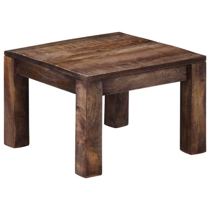 Tavolino da Salotto 50x50x35 cm Legno Massello di Mango | homemem39