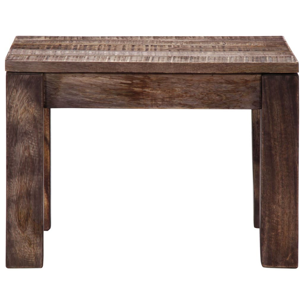 Tavolino da Salotto 50x50x35 cm Legno Massello di Mango | homemem39