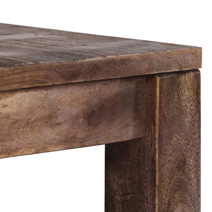 Tavolino da Salotto 50x50x35 cm Legno Massello di Mango | homemem39