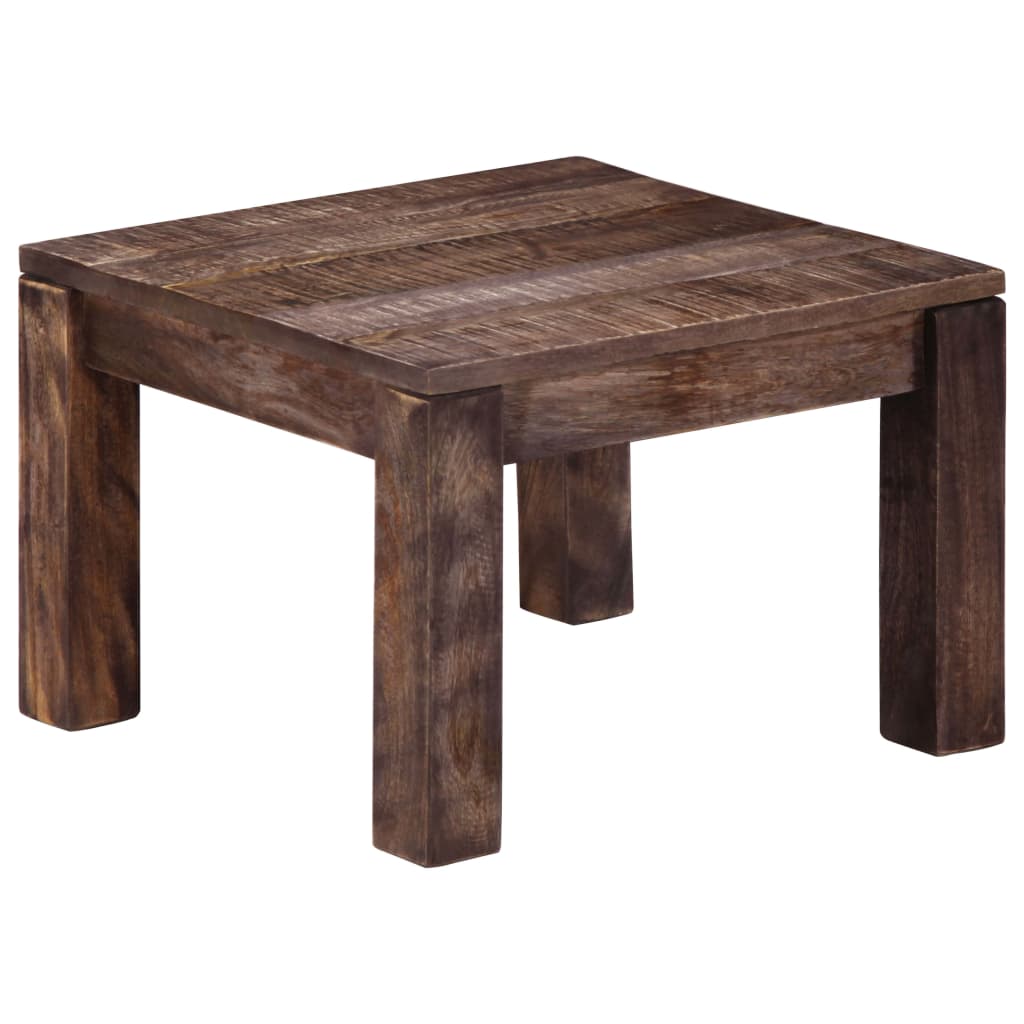 Tavolino da Salotto 50x50x35 cm Legno Massello di Mango | homemem39